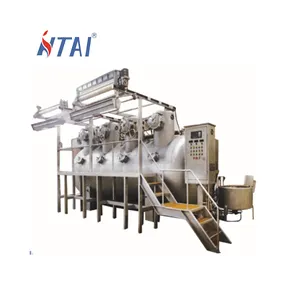 1000kg-1200kgs yüksek sıcaklık düşük likör oranı taşma kumaş boyama makinesi