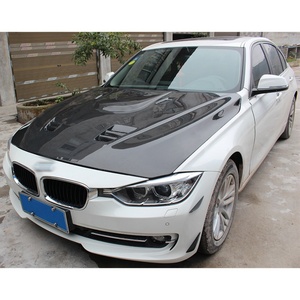 OUER Carbon Fiber <b>Engine</b> <b>Hood</b> New Condition for 3 Series 2012-2019 F30/F35 M4 Style Black Bolt-On - Product Image 3