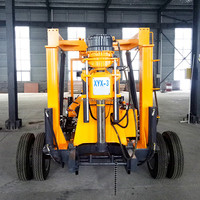 XY-3 roue/chenille sol 150m 200m test d'échantillonnage forage Spt perceuse plates-formes de forage rotatives Machines pour puits d'eau
