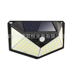 Solar Led Wall <b>Light</b> 220 Led Four Side Emitting Human Body Sensor Outdoor Garden <b>Corridor</b> <b>Light</b> - Product Image 4