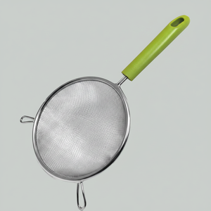 Passoire de cuisine en acier inoxydable Olive Line 16 cm avec poignée en maille Accessoires en métal - Product Image 2