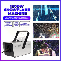 Machine à neige 1500W en promotion pour fêtes, Noël, mariages, photographie de figures et discothèques
