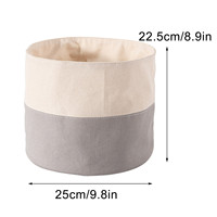 BPS21 12oz Boîte de rangement pour pain en toile de coton Panier de rangement pour pain en tissu et sac de rangement pour la boulangerie Coupe-pâtisserie inclus