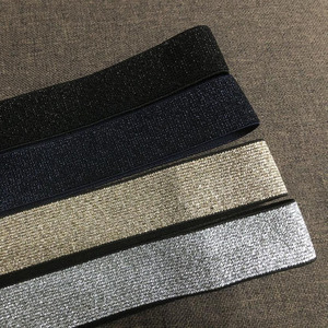 Fascia elastica regolabile con foro per bottone per il commercio all'ingrosso con cinturino elastico largo con scarpe da donna in pizzo stampato a fettuccia - Product Image 4