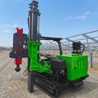 Perforadora de Pilotes Solar TeZhong TZ585 de 53KW |   Máquina de perforación de tornillos para suelo fotovoltaico CE ISO9001, máquina de perforación solar