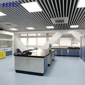 Bangku meja laboratorium desain baru untuk meja laboratorium kimia dengan meja Resin epoksi