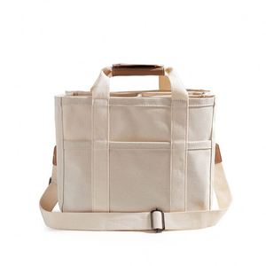 Nouveau sac à main multi-couches, simple et polyvalent, sac bandoulière en toile, sac fourre-tout en toile personnalisé, sac à bandoulière pour femme - Product Image 4