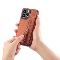 Housse de téléphone personnalisée Fabricant de cuir pour Iphone 16 15 14 13 12 11 Plus Pro Max Double fermoir magnétique Couverture antichoc durable