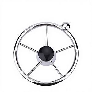 พวงมาลัยเรือยอชท์สแตนเลสขนาด 13.5 นิ้ว อุปกรณ์ฮาร์ดแวร์ทางทะเลสำหรับเรือยอชท์ สำหรับการค้าอีคอมเมิร์ซข้ามพรมแดน - Product Image 2