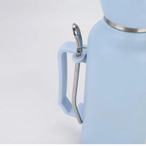<span class=keywords><strong>Gourde</strong></span> isotherme à vide en acier inoxydable pour Yerba Maté, avec paille et bombilla, grande capacité, pour thé en poudre, cadeaux d'affaires - Product Image 4