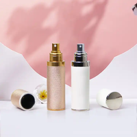 Étui en cuir pour flacon de parfum, atomiseur de parfum de luxe, flacon de parfum rechargeable en cuir 10ml