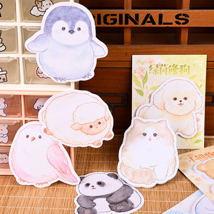 Cặp song sinh giành chiến thắng tự dính dễ thương mèo con mèo hình dạng ghi nhớ Pads-10.5x13cm ghi chú dán sticky1873 - Product Image 4