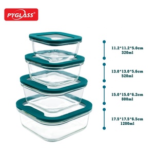 Thiết kế mới kính bữa ăn Prep <span class=keywords><strong>container</strong></span>, kín Kính <span class=keywords><strong>container</strong></span> với kính nắp - Product Image 3