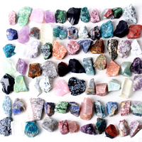 Kit de Guérison des Chakras Reiki avec Pierre Brute Naturelle, Labradorite Brute et 7 Minéraux des Chakras, Fabriqué à la Main pour l'Artisanat en Cristal