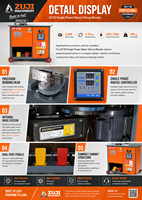 Machine de cintrage automatique d'étriers en acier au carbone haute productivité 380V 220V personnalisée en usine GF20 CNC