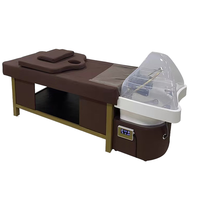 Lit de lavage pour salon de coiffure, lit de lavage allongé pour salon, spa capillaire, lavage de cheveux thaïlandais