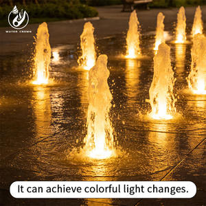 Boule de jardin en acier inoxydable poli / Sphère de fontaine sèche avec lumière LED pour la décoration de jardin - Product Image 4