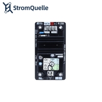 Plat Regulator AVR Generator Diesel Brushless Plastik Leroy-Somer R250 Asli dengan Arus Terukur 4 A untuk Genset Prancis