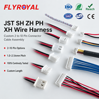 Kabel Harness JST SH ZH PH XH 2 3 4 5 6 8 10 Pin Female Plug 1.0 1.25 1.5 2.0 2.54mm Pitch Konektor Kustom Perakitan Kabel
