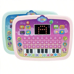 Juguete Educativo para Niños, Computadora Portátil de Juguete con Pantalla LED, Tableta Eléctrica Interactiva Familiar - Product Image 3