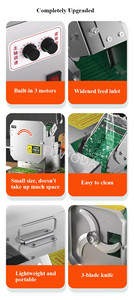 High Efficiency Multifunctional Electric <b>Vegetable</b> <b>Chopper</b> Stainless Steel Commercial Chives Celery Cutting Machine - Product Image 5