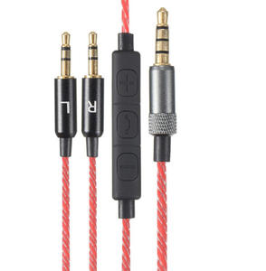 โซล รีพับลิคสายสัญญาณเสียงทดแทนยาว 1.2 ม. พร้อมไมโครโฟนสำหรับหูฟัง ช่องเสียบขนาด 3.5 มม. ปลอกหุ้ม PVC และฉนวนป้องกันแบบถัก - Product Image 5