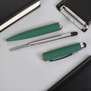 High Quality Business Ballpoint <b>Pen</b> for iPad Custom Logo Universal for Stylus Heavy Metal Rubber Coating Wholesale Ballpoint - Product Image 5
