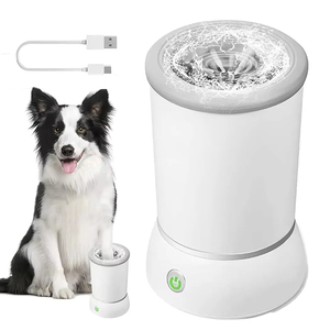 OEM ODM Automatic <b>Dog</b> Paw Cleaner Portable <b>Dog</b> Paw Cleaning Cup Silicone Brushes Foot Washer for <b>Dog</b> Pet Cleaning Product - Product Image 1