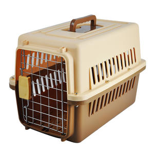 Cage de transport pour animaux de compagnie, <span class=keywords><strong>chien</strong></span> ou chat, grande taille, en plastique, approuvée par les compagnies aériennes, réglementée, pour voyages en avion, 170133 - Product Image 2