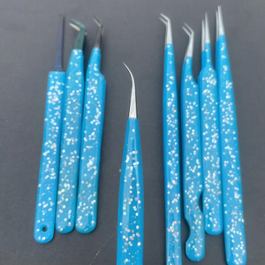 Pinzas Profesionales de Acero Inoxidable para Extensión de Pestañas, Herramientas de Alta Precisión para Técnicos de Salón, OEM - Product Image 1