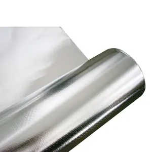 Werkseitig Aluminium folie Kraft papier Dampfs perr folie, Aluminium folie Gewebte Wärme dämm gewebe Strahlungs barriere folie