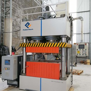 Máquina automática de fabricación de bloques de palés de aserrín de madera Máquina de compresión de palés de aserrín de prensado en caliente - Product Image 4