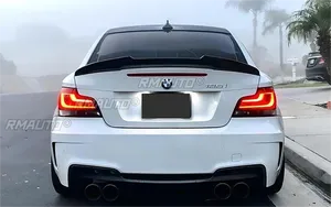 Car Rear <b>Trunk</b> Spoiler PSM Style Car Rear Spoiler Wing for BMW E82 125i 128i 135i M1 120i 120d Coupe 2007-2014 Car Accessories - Product Image 4