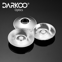Lentille Pc 3030 Lentilles Réflecteurs et Réflecteurs Spot Light Lentilles Ultra Minces pour Optique Lentes Optiques Simples 50mm Rondes 3 Led Lentille