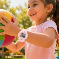 NT-312 Jam Tangan Digital Olahraga Multifungsi Jam Tangan Anak Pelajar Kronograf Alarm Lampu Latar LED