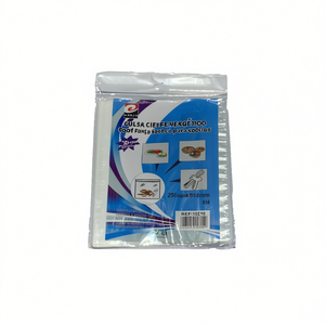 Bolsa autosellable Mnj de 250x350 mm con tira para escribir, para almacenamiento de alimentos, 6U, 12 unidades - Product Image 1