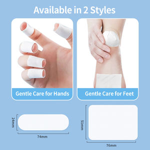 100 patchs pour les doigts et 50 patchs pour les pieds, soulagement des peaux sèches et gercées - hydratants et apaisants pour les mains et les pieds - Product Image 2