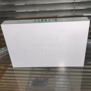 Blocco <span class=keywords><strong>di</strong></span> visualizzazione acrilico trasparente personalizzato con serigrafia sfondo stampato per negozio al dettaglio e Branding - Product Image 6