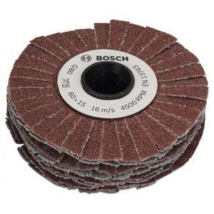 BOSCH - 1600A00155 Texoro-Rueda abrasiva de 15mm, flexible - EAN 3165140730150 ABRASIVOS - Product Image 1