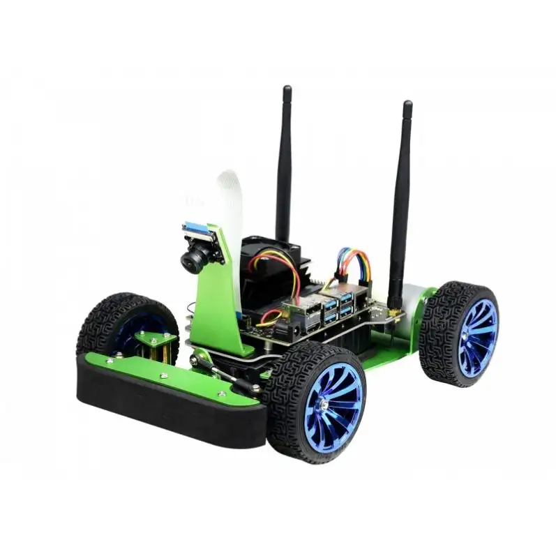 JetRacer AI Kit, AI Racing Robot Powered by Jetson Nano, Incluido Jetson Nano Tarjeta Micro SD 64GB