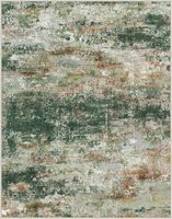 Tapis d'intérieur abstraits modernes lavables 8x10 antidérapants doux pour salon grande taille chambre à coucher décoration intérieure abstrait vert/marron