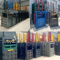 50T ferraille recyclage plastique utilisé tissu bouteille PET coton carton embouteillage hydraulique presse à balles Machine presse compacteur