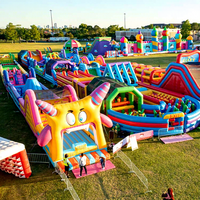 Gonflable géant commercial solide, jeux gonflables de grande taille pour parc d'attractions, utilisation en parc gonflable