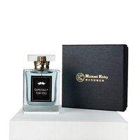 Atomiseur de Parfum à pulvérisation carré, bouteille de Parfum à épaule plate, rectangulaire, transparent, vide, bouteilles de Parfum de 100ml