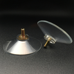 Transparent Suction Cup with Screws <b>Plastic</b> Suction Pads Clear PVC Sucker Pads with M4 M5 M6 Screw Nut - Product Image 3