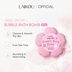 Bombas de Baño Efervescentes Personalizadas con Forma de Flor de Cerezo Laikou Japan, 80g, para Niñas, Relajantes, Vaporizadores para Ducha - Product Image 2