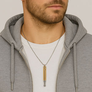 Kalung Liontin Kayu Trendy Alat Bantu Pernapasan Mindful Pereda Kecemasan Minyak Esensial Kalung Berhenti Merokok - Product Image 5