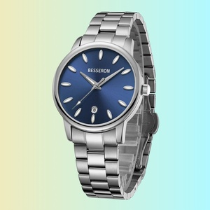 Reloj de Cuarzo de Lujo para Hombre, Estilo Casual de Negocios, Personalizado, de Acero Inoxidable, Cronógrafo, con Fecha Automática, Resistente al Agua, Estilo Japonés - Product Image 4