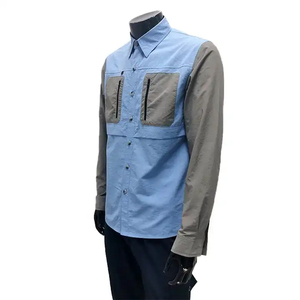 Chemises de sécurité décontractées à manches longues pour hommes, à séchage rapide, camping, randonnée, pêche, rivière, Uv - Product Image 4