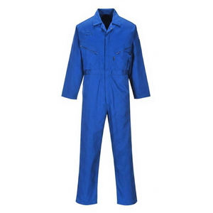 Overol de Trabajo Unisex Azul de Poliamida con Certificación CE, a Prueba de Polvo, con Múltiples Bolsillos y Detección de Agujas - Product Image 1